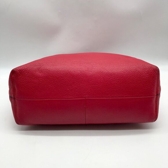 Kate Spade Red Pebbled Leather Dominique Satchel Bag - Picture 5 of 10